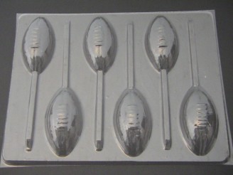 1402 Football Chocolate Candy Lollipop Mold